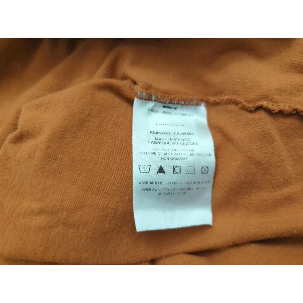 Texas Longhorns T Shirt Womens Large Loose Fit Cropped NCAA The‎ Nike Tee Orange